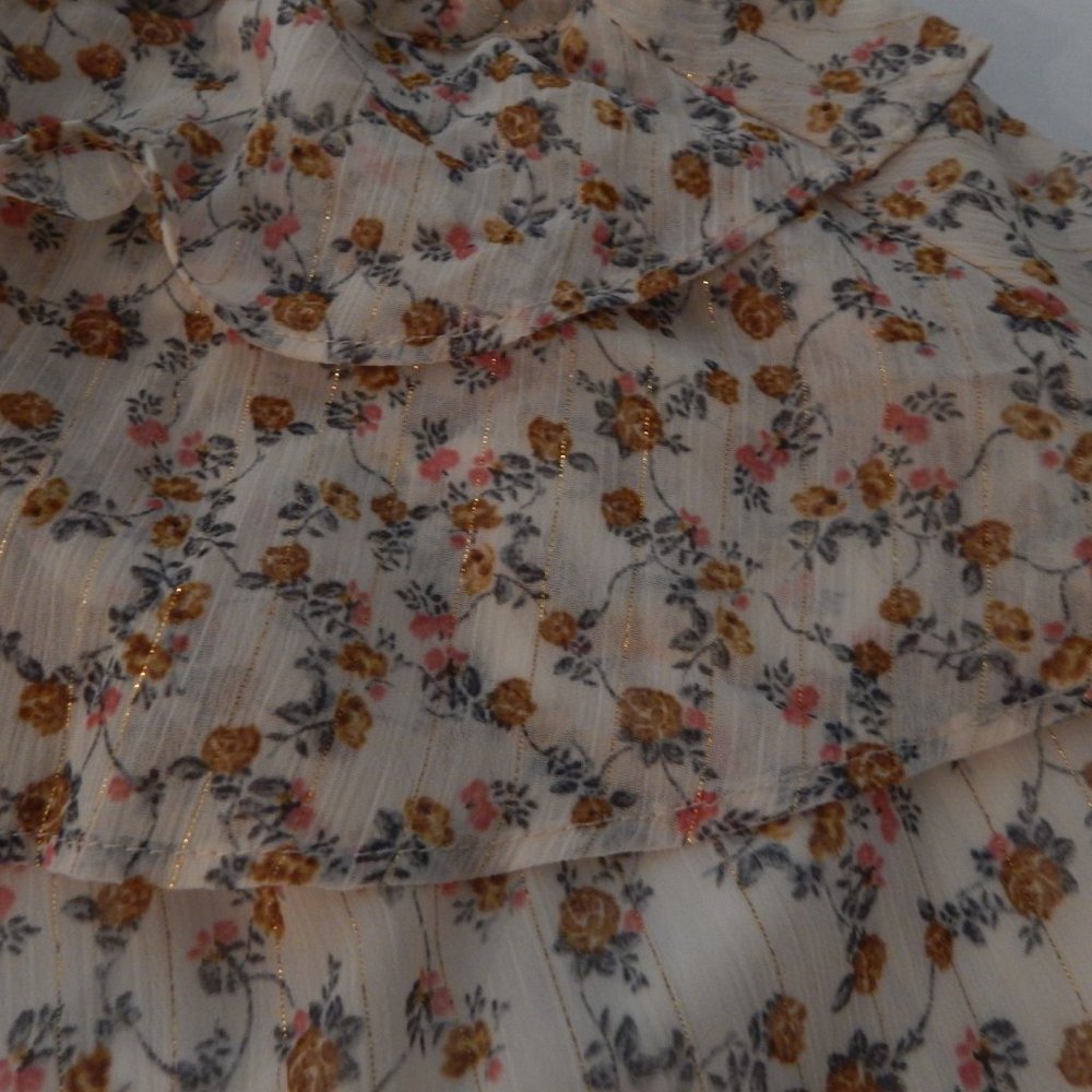Torrid Floral One Shoulder Ruffle Top - Picture 4 of 5